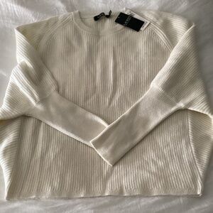 Lauren Ralph Lauren NWT ivory dolman wool blend sweater size large